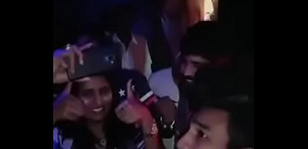  Swathi naidu enjoying in pub part-1